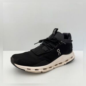 On Running Black and White Athletic Shoes